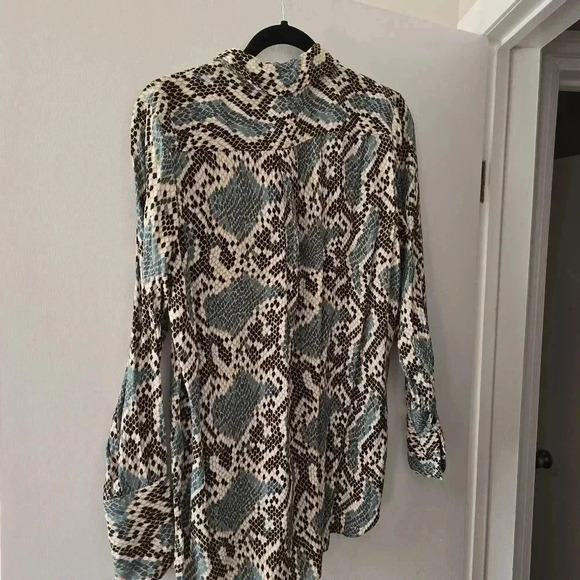 TOPSHOP snake print blouse - Picture 6 of 7